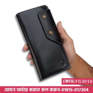 07: FG3010-Black | Fafgo Origin Men Wallet Original Cow Leather Purse Style New Male Cluth Wallets Long Coin Purse Card Holders